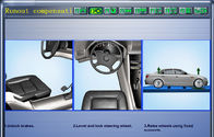 210" Wheelbase 3Excel CCD Wheel Aligner E312 For Garages / Tire Shops