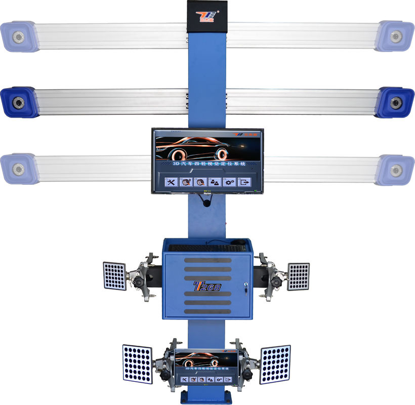 Movable Digital 3D Wheel Aligner Auto Tracking Camera Beam T268 1 Year Warranty