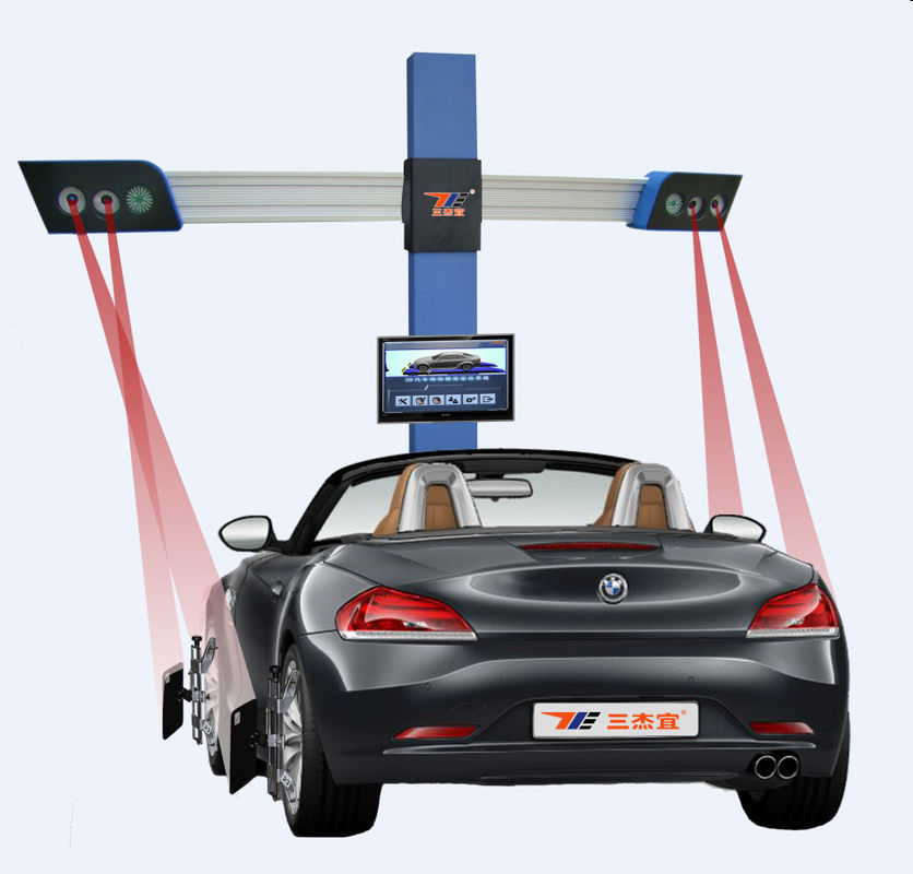 Car Correct Machine 3excel Wheel Aligner , 3D Camera Space Four Wheel Alignment