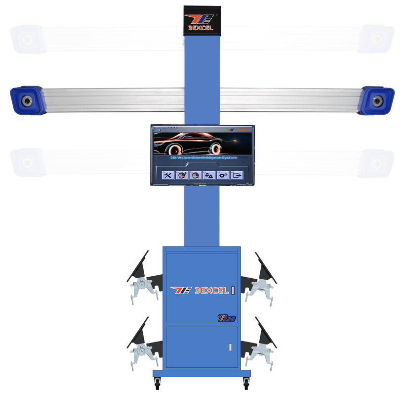 24" Rim Auto Tracking 3D Wheel Alignment Equipment Knight T288